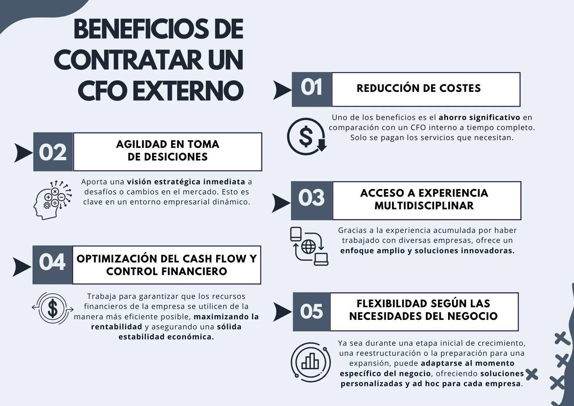 beneficios contratar CFO externo