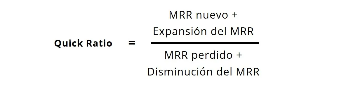 quick ratio kpis financieros