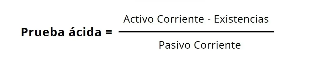 prueba ácida